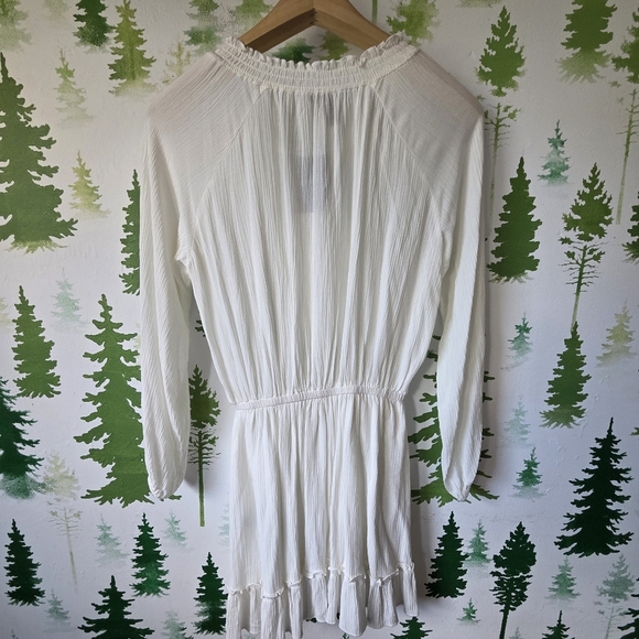 Cream Long Sleeve Forever21 Dress - Picture 2 of 8